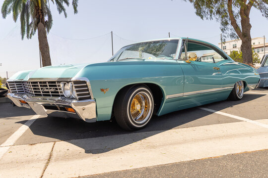  Baby Blue 1967 Chevrolet Impala 23rd Annual Cruise For the Cause Otay Ranch Town Center Chula Vista California August 3 2025 