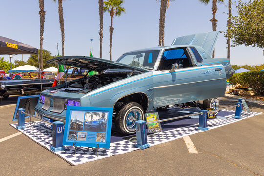 Oldsmobile Cutlass Lowrider 23rd Annual Cruise For the Cause Otay Ranch Town Center Chula Vista California August 3 2025 