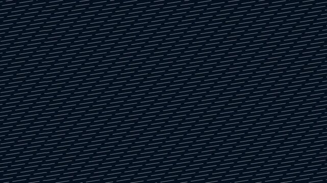 Dark blue background animation displays repeating white dashes. Blue background textured canvas provides simple geometric styles. Background animation loops well.