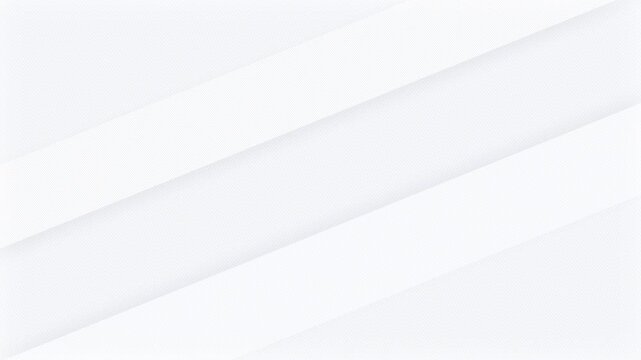 Minimalist white abstract background featuring soft diagonal paper layers