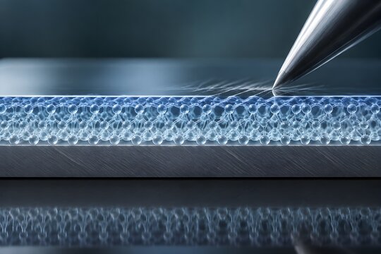 Nano Scratch Resistant Coating with Transparent Protective Layer on Polished Surface for Advanced Materials Science