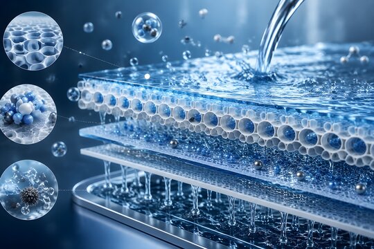 Nano Clean Water Technology Combines Nanomembranes Nanopores and Catalytic Particles for Futuristic Purification System Research