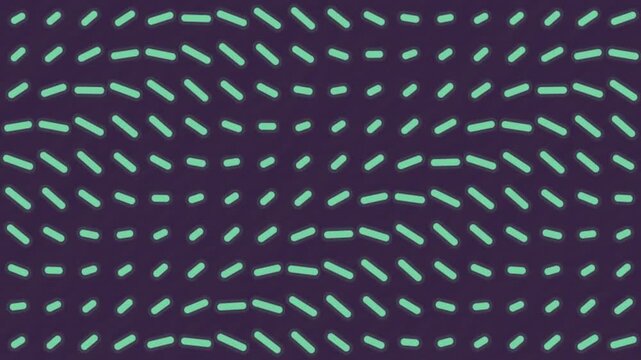 Mint green capsule grid wave with rhythmic rounded geometric forms