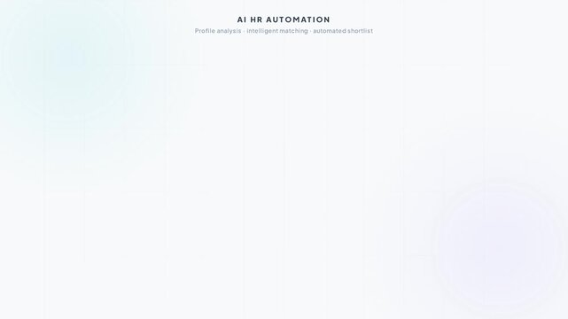 AI Candidate Screening and Intelligent Recruitment Shortlist