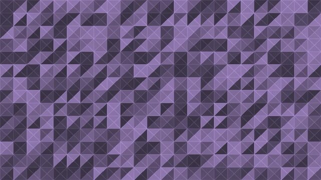 Lilac purple origami crease field with shifting faceted light