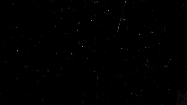 Aged Vintage Film Overlay with Scratched Damaged Footage Texture