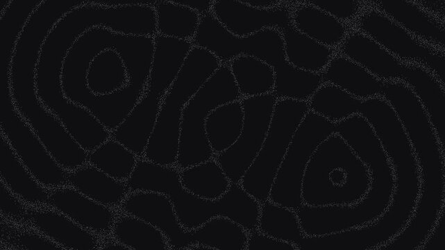 Abstract dark background with organic flowing topographic contour lines