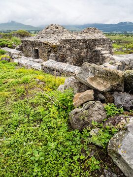 ruins and Large Bathhouse in medieval Lori Berd