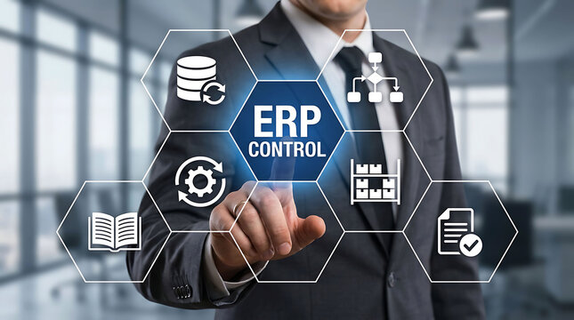 ERP Enterprise Resource Planning Business Control Management System