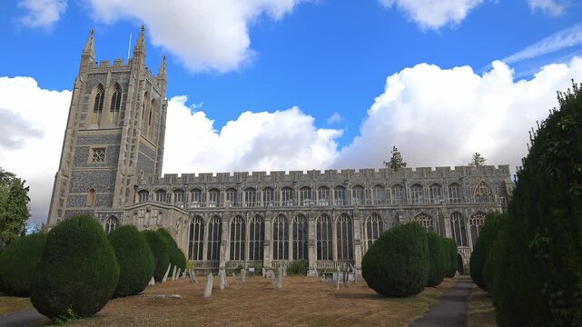 The Church of Holy Trinity, in Melford, Suffolk.