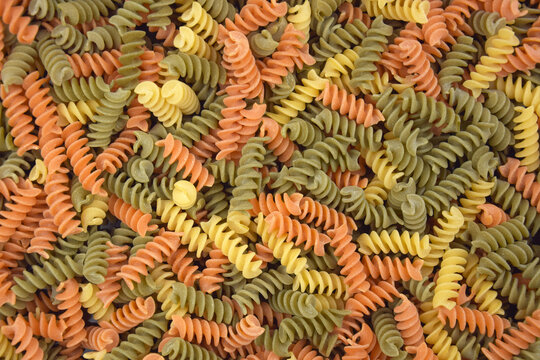 Background image of colorful spiral paste