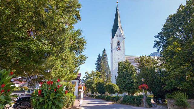 Christuskirche in Oberstdorf Bavaria Germany