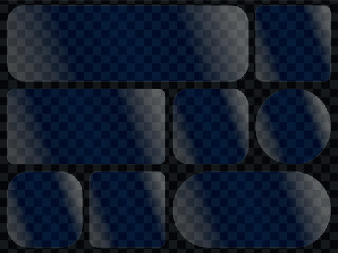 Glass effect gold banner overlay shiny transparent texture background