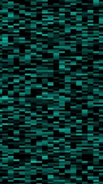 Pixels digital animation sheets warp dark teal geometric noise grids across the screen Retro cyberpunk graphic design projects look brilliant using this texture