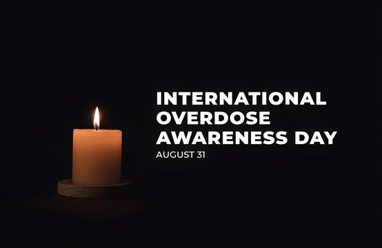 Candle lit for international overdose awareness day