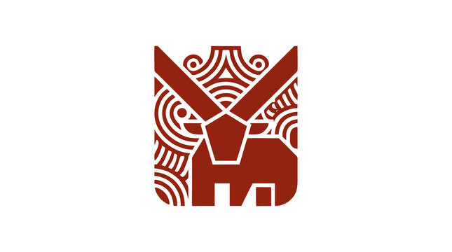 Anoa and Toraja Ornament Abstract Batik