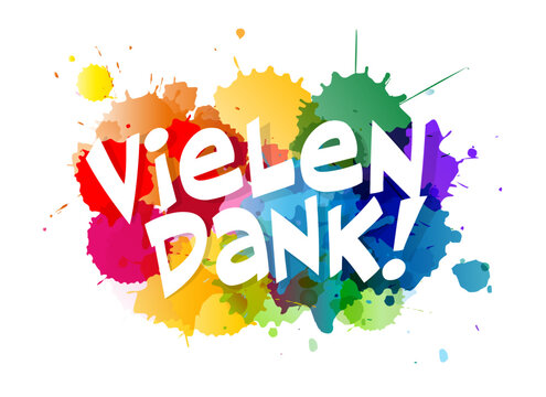 Vielen dank ! Thank you in German