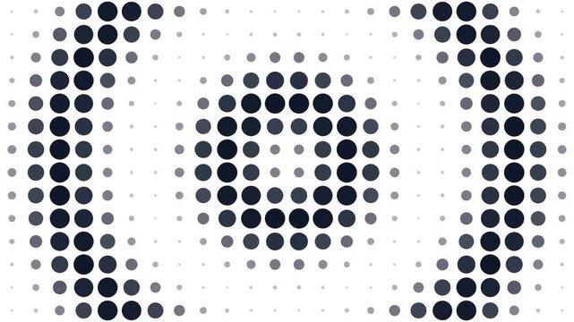 Halftone Ripples Dot Matrix Pattern Muted Monochrome