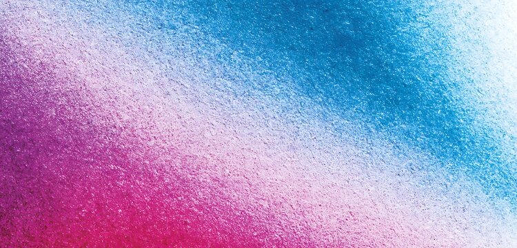 Blue pink grainy background, abstract blurred noise texture red purple gradient shape on white backdrop for header, event poster, banner, cover, wallpaper design