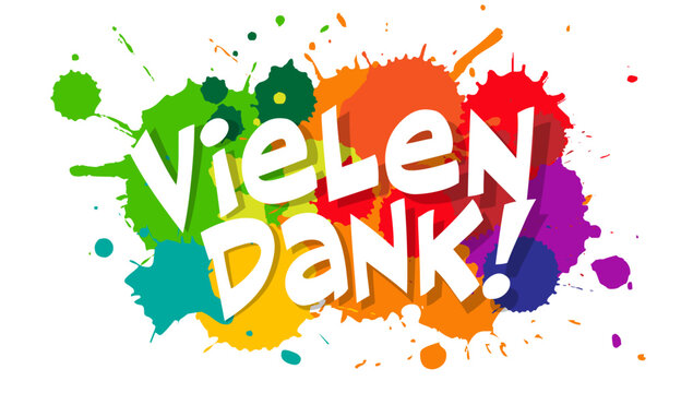 Vielen Dank!, Thank you in German
