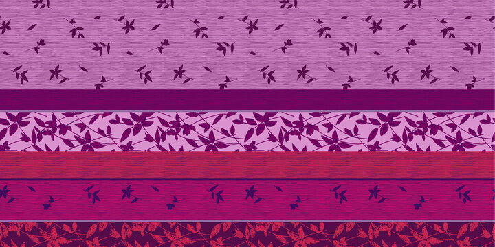 seamless pattern with pink flowers