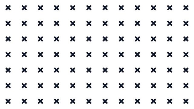 Minimalist Rotating Plus Icon Grid For Motion Background