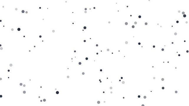 Minimalist Seamless Looping Particle Field For Abstract Background