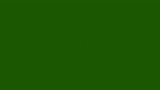 Sparkling Stars Shine Animation with Glowing White Cartoon Doodles, Fast Twinkling Motion, Flat Vector Retro Style, Glitter Bursts, Magical Light Trails, Green Screen Background, 4K video