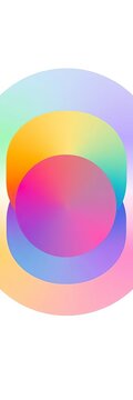 Gradient shapes round oblong shape set vector illustration background, vector illustrations, colorful designs