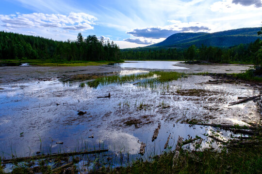 Lago di montagna in Norvegia