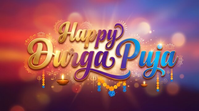 Celebrating the divine feminine a vibrant and joyous durga puja festival honoring goddess durga and her triumph over evil