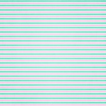 Fresh mint green and blush pink horizontal pinstripes on white, ideal for spring backgrounds, baby designs, textiles, stationery, wallpaper and pastel packaging.