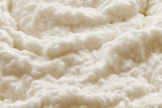Whipped cream is prepared in a kitchen for dessert topping and other uses
