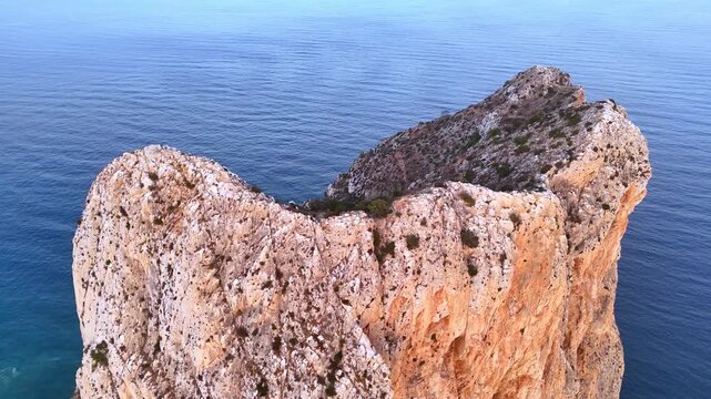 Aerial view of Penon Ifach Calpe