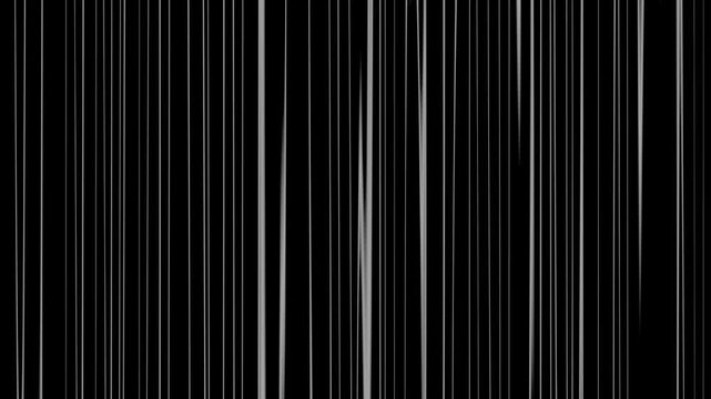 Fast speed lines animation, anime style visual overlay effect, horizontal comic lines seamless loop, energetic motion graphic background, high speed velocity lines video, Black background
