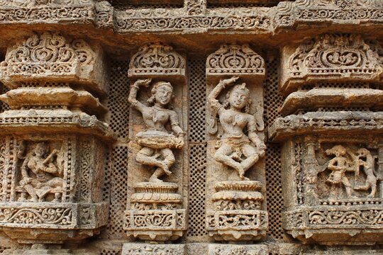 The Sun Temple in Konark. Puri district of Odisha state, India