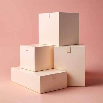 Digital illustration of three white | high resolution background