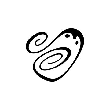 Abstract Heart Logo Combination with Coffee or Tea Cup