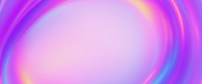 Pastel Holographic Gradient with Iridescent Rainbow Vignette