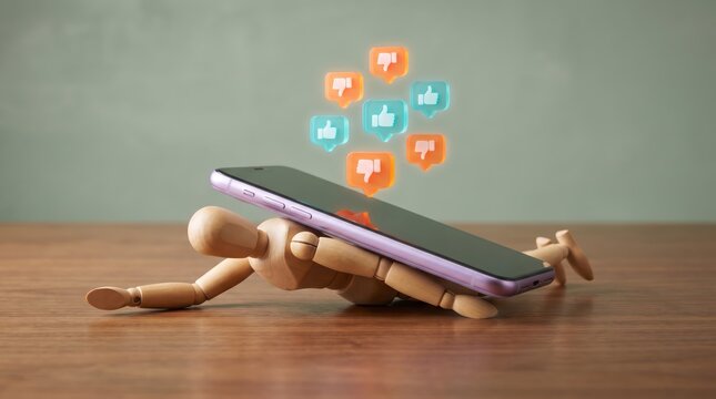 smartphone addiction and negative social media feedback