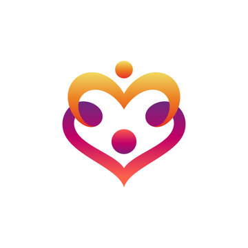 Mother Care Logo Design Template