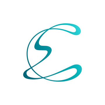 CE Monogram Letter Logo Template