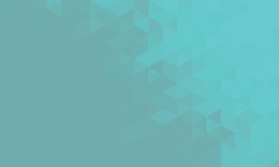 Fototapeta premium Abstract Teal Geometric Pattern with Gradient and Subtle Triangle Shapes - A Clean Digital Background
