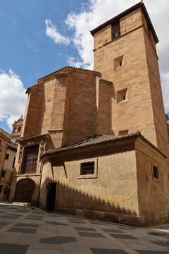 The San Benito church in the historic center of Salamanca city