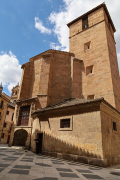 The San Benito church in the historic center of Salamanca city