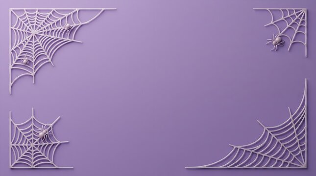 A beautiful elegant lavender backdrop features detailed ornate floral corner elements perfect for invitations and various decorative