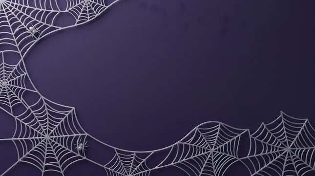Dark blue abstract background features a complex white network of lines like a dna double helix structure