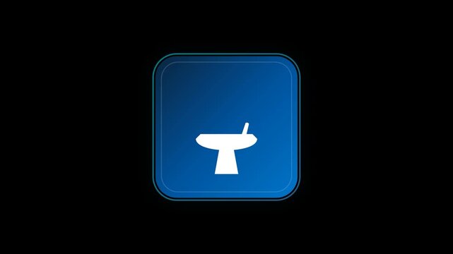 Drinking Water Fountain Droplet Reveal Warning Sign 4K Animation | Seamless Loop