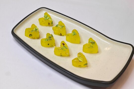 Petha is a translucent soft candy from the Indian subcontinent made from ash gourd or white pumpkin