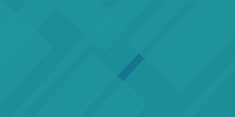 Obraz premium Abstract teal background with overlapping geometric square and rectangle shapes